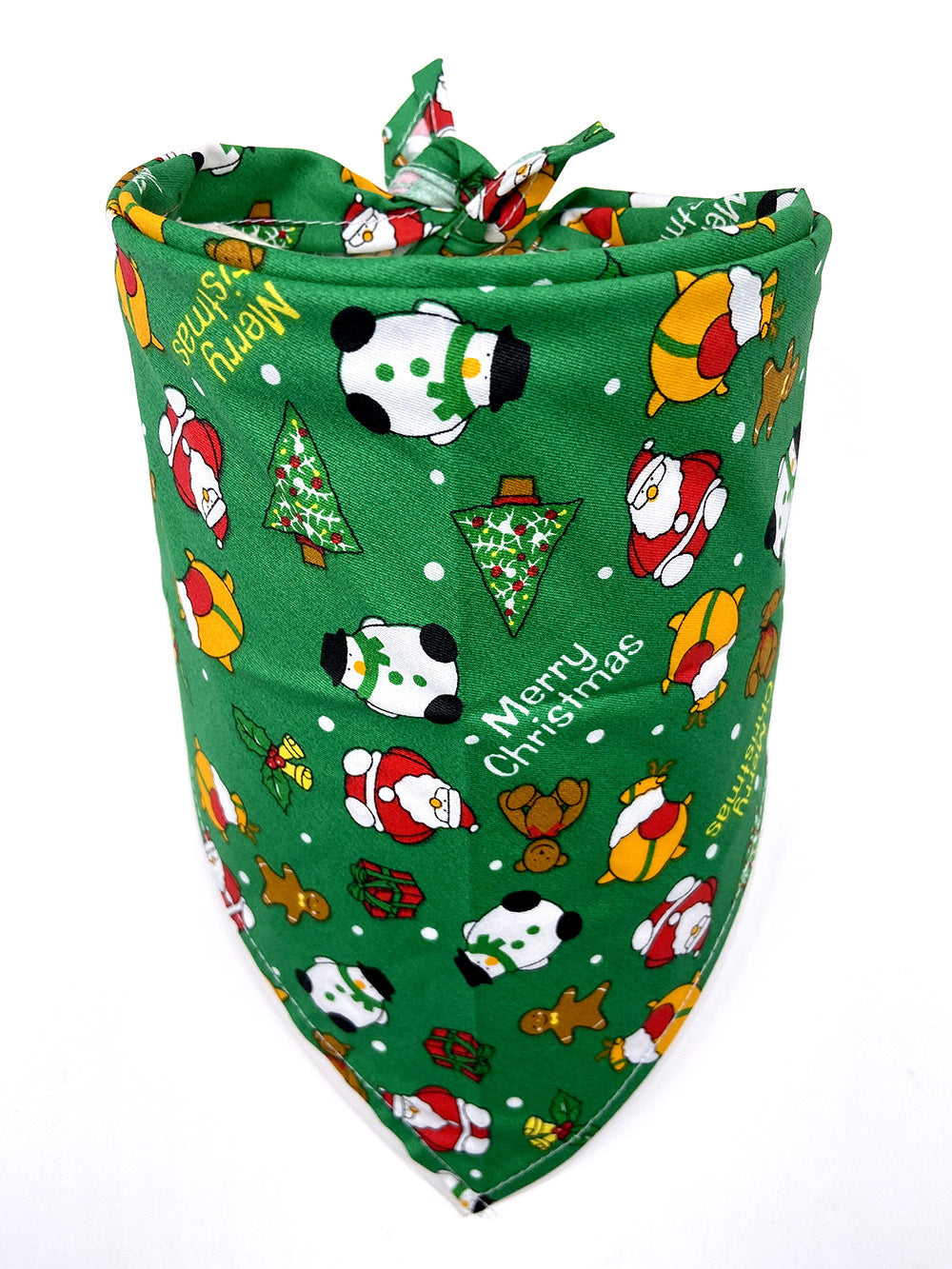 Christmas Triangular Binder Cotton Dog