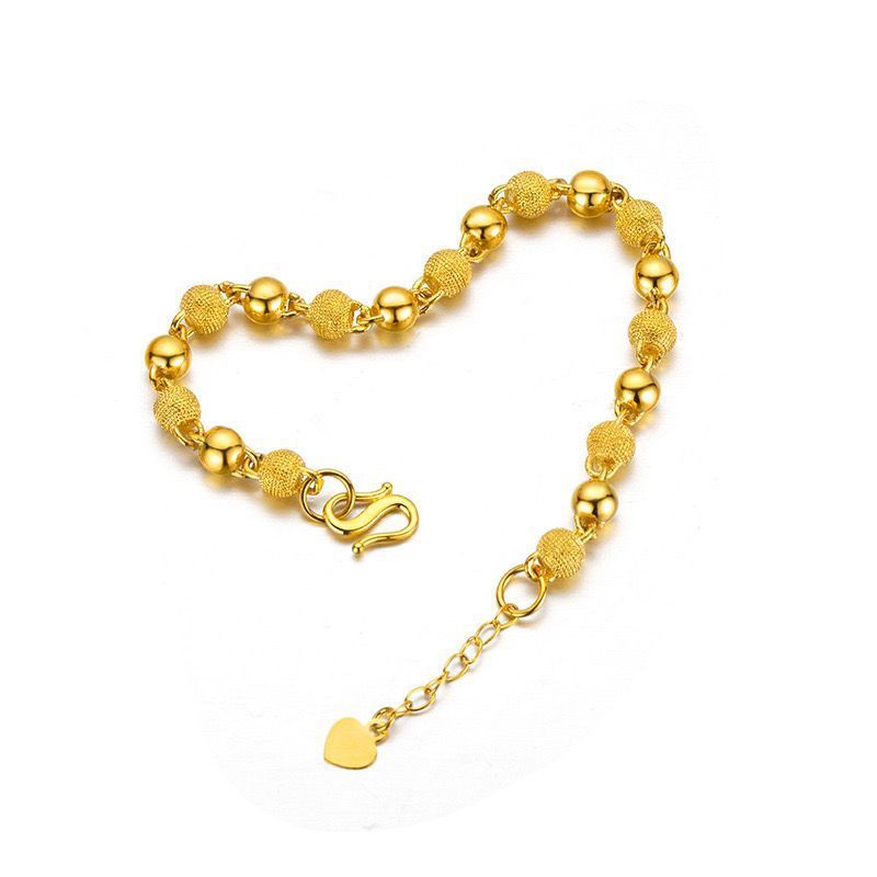 Solid Light Sand Beads All-match Bracelet Women