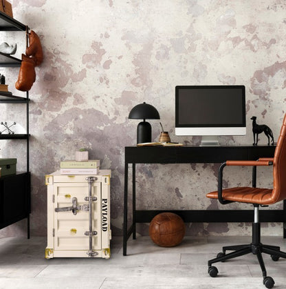 US Local Industrial Style Shipping Container Storage Cabinet Side Table End Table