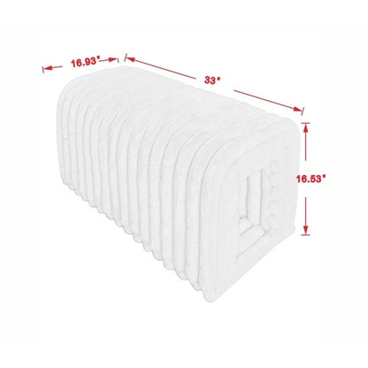 US Local Ottoman Storage Bench Pet Supplies Corduroy Bench Cat's Nest To Hide For The Living Room, Entryway And Bedroom