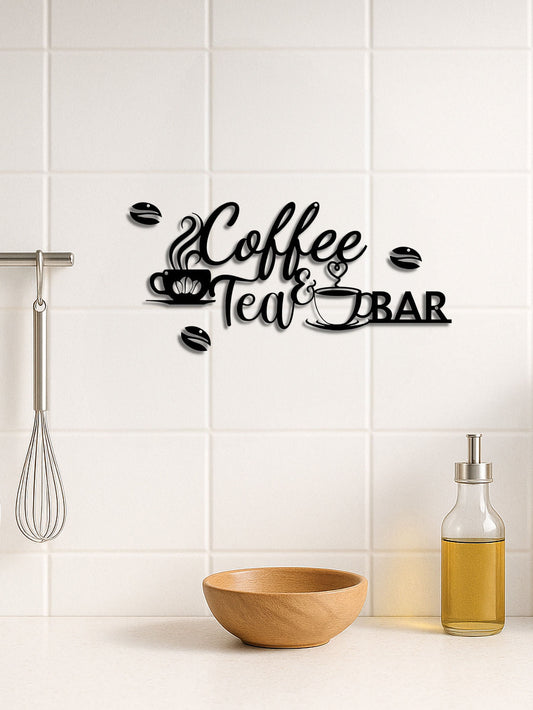 US Local Vintage Metal Coffee Bar Sign,Rustic Wall Hanging Decor For Kitchen,Bathroom