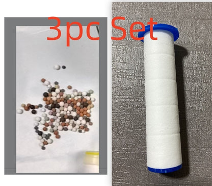 The Third Gear Adjustable Strong Supercharged Shower Head Household Bath Shower Hose Shower Head