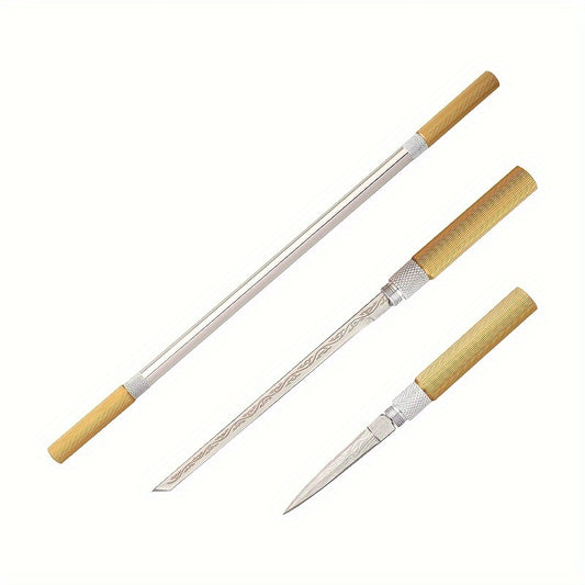 Long Gold Hoop Sticks
