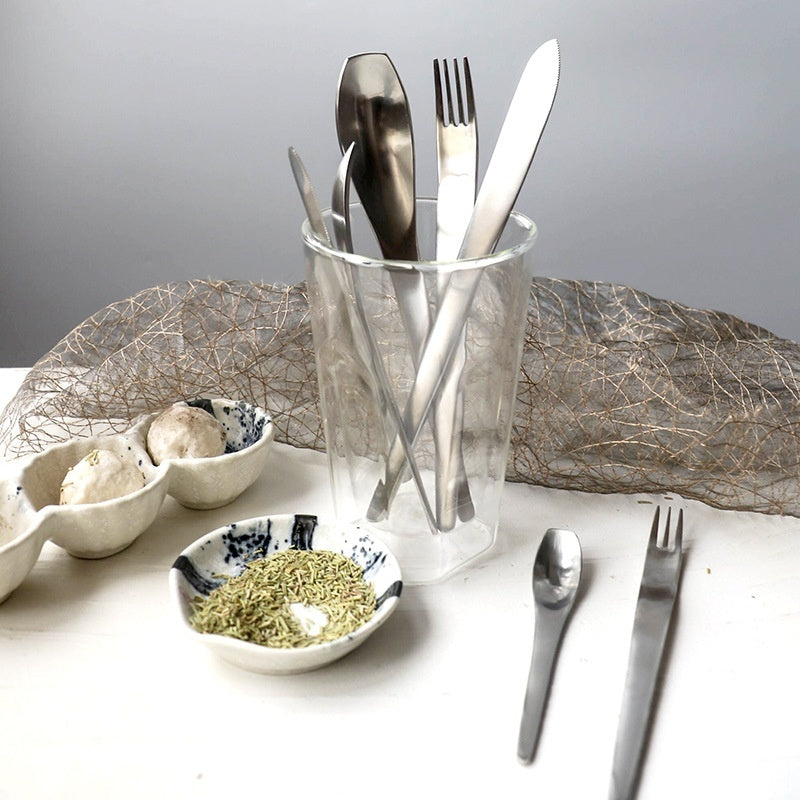 Knife, Fork And Spoon 304 Stainless Steel Household Desserts Spoon Hotel Stainless Steel Tableware