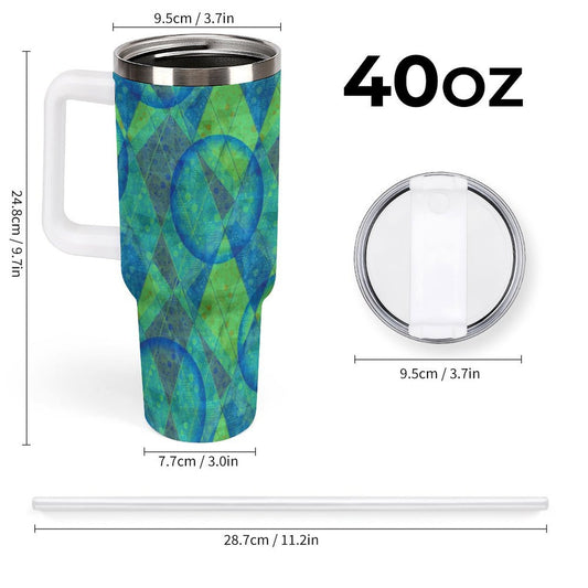 PHDT00235 POD US Local Tumbler 40 oz Large Capacity Car Cup Bubble