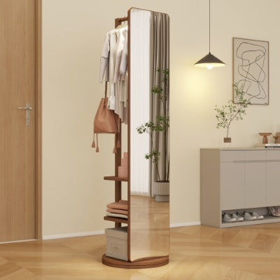 US Local Full Ength Mirror, Rubber Wood  Mirror 65.7x17.7 Inches Mirror Width 13.7 Inches Large Full Length Mirror Easy To Dress Organize And Place In The Bedroom Living Room Office Cloakroom