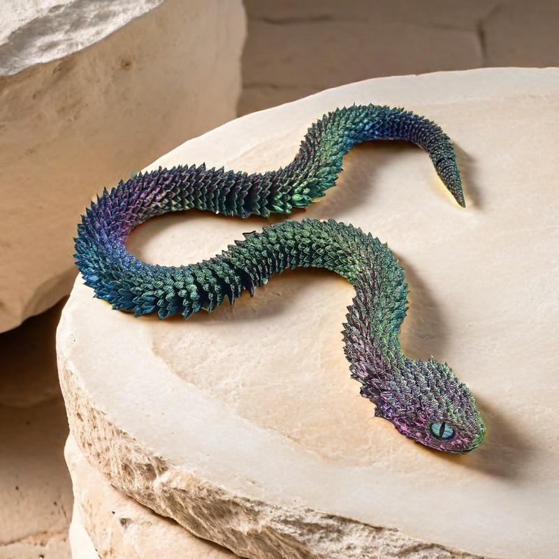 US Local Snake-shaped High-fidelity Fun Ornaments Creative Animal-shaped Living Room And Study Decorations