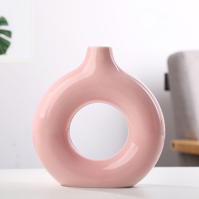 USA Local New Style Biscuit Vase Frosted Particle Flower Arranging Device