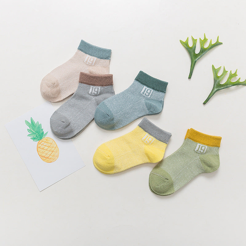 US Local Cotton breathable male and female baby socks