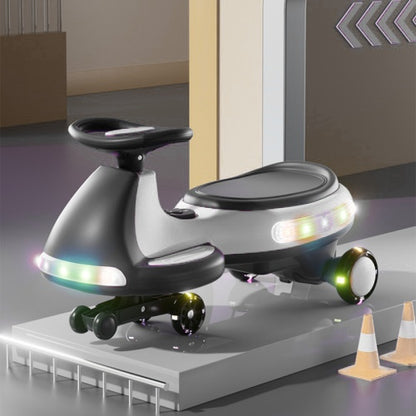 US Local Kids Electric Ride On Car 12V  Electric Wiggle Car , LED Lights , Music,Anti-Rollover For Boys And Girls Ages 3 Indoor Outdoor