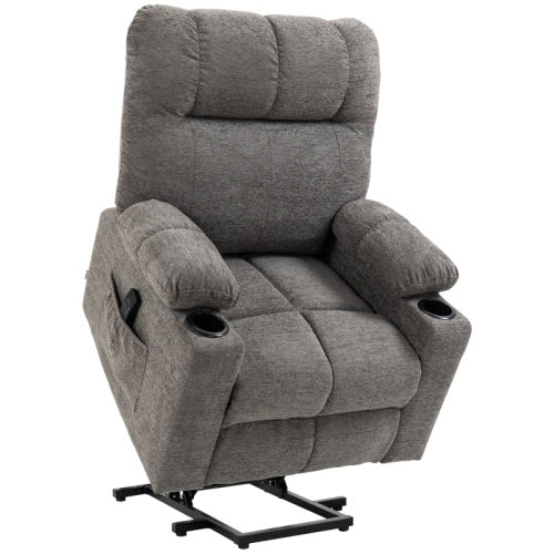 UK Local HOMCOM Electric Riser And Recliner Chair For Elderly, Power Lift Recliner Chair With Remote Control