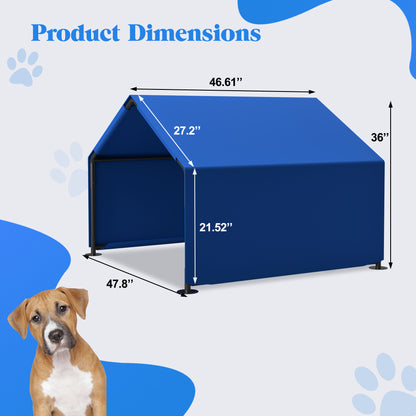 Dog Shade Shelter Outdoor Tent For Small Medium Dogs, Waterproof Sun Protection Pet House For Dogs, Small Animals And Livestock