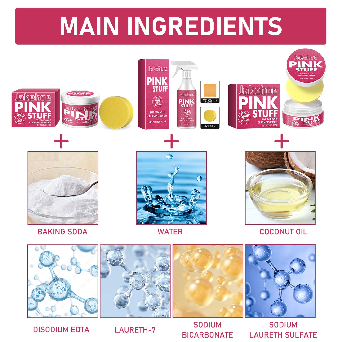 US Local Jakehoe Multi-Purpose Kitchen Cleaning Paste Kitchen Fume Cleaning Paste Is A Powerful Multi-tasking Cleaner For Oil Stains