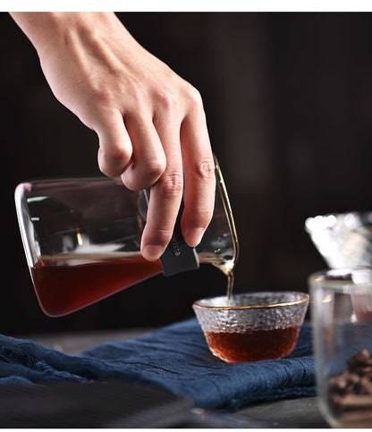 Heat Resistant Glass Hand Brew Coffee Filter Cup Sharing Pot