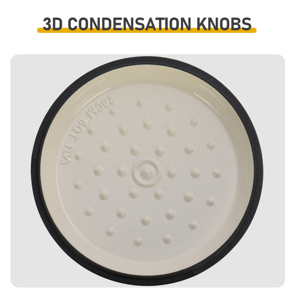 US Local Cast Iron 6QT Cookware Gradient Green With Two Silicone Gloves Enameled Pot