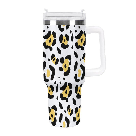 PHDT00224 POD US Local Tumbler 40 oz Large Capacity Car Cup Animal  Leopard