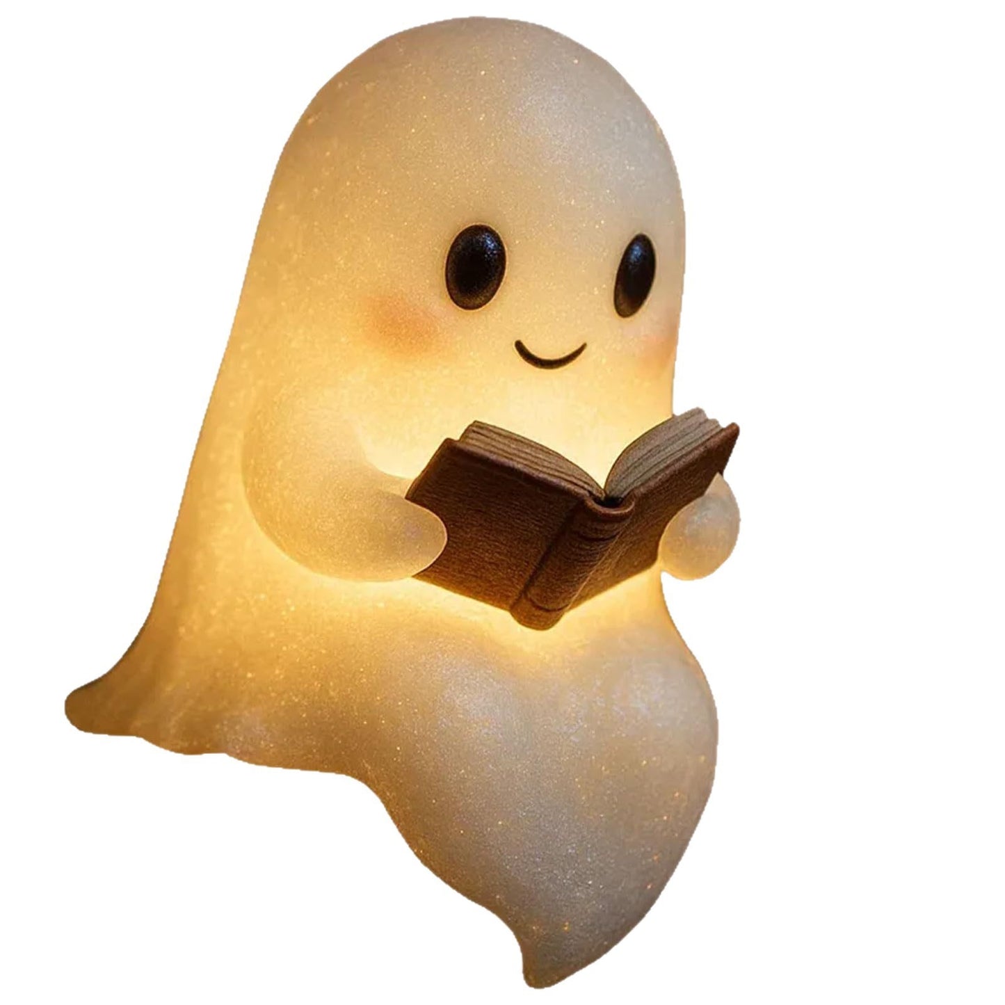 Cute LED Ghost Night Light for Kids ¡§C Warm Bedside Lamp & Halloween Home Decor Gift