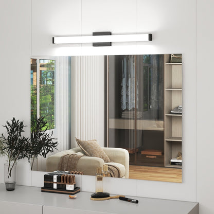 US Local Bathroom Vanity Light Black - 33 Inch Modern Vanity Lights For Bathroom - 18W LED Bath Lights Over Mirror Cool White Light 6000K