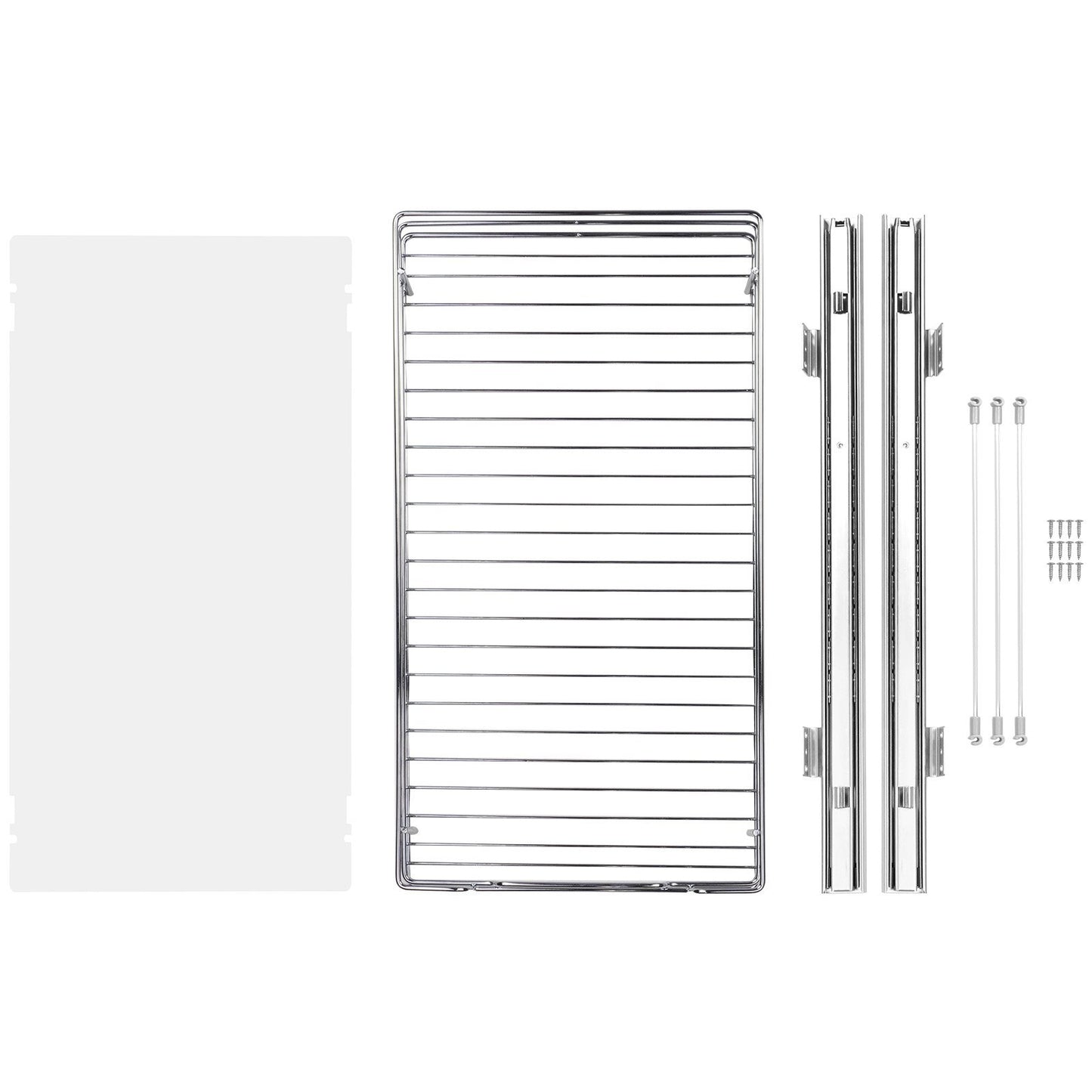 US Local VEVOR Pull Out Cabinet Organizer, Heavy Duty Slide Out Pantry Shelves, Chrome-Plated Steel Roll Out Drawers, Sliding Drawer Storage For Home, Inside Kitchen Cabinet, Bathroom, Under Sink