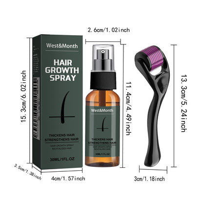 US Local Moustache Spray Set Moisturizing Spray Facial Hair Treatment Boosting Beard Growth Thickening Liquid