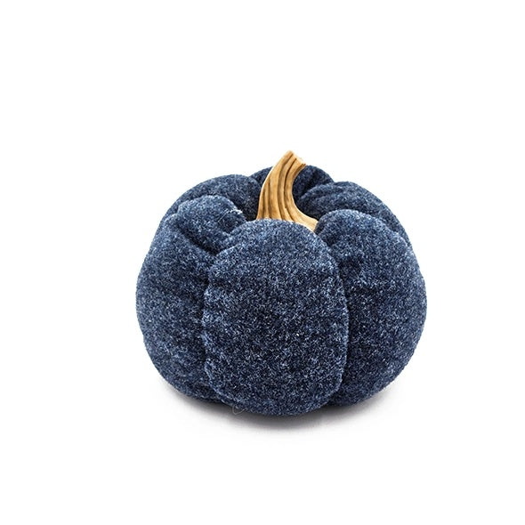US Local A Set Of 3 Deep Blue Pumpkin Decorations