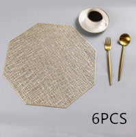 Solid Color Nordic Round Placemat