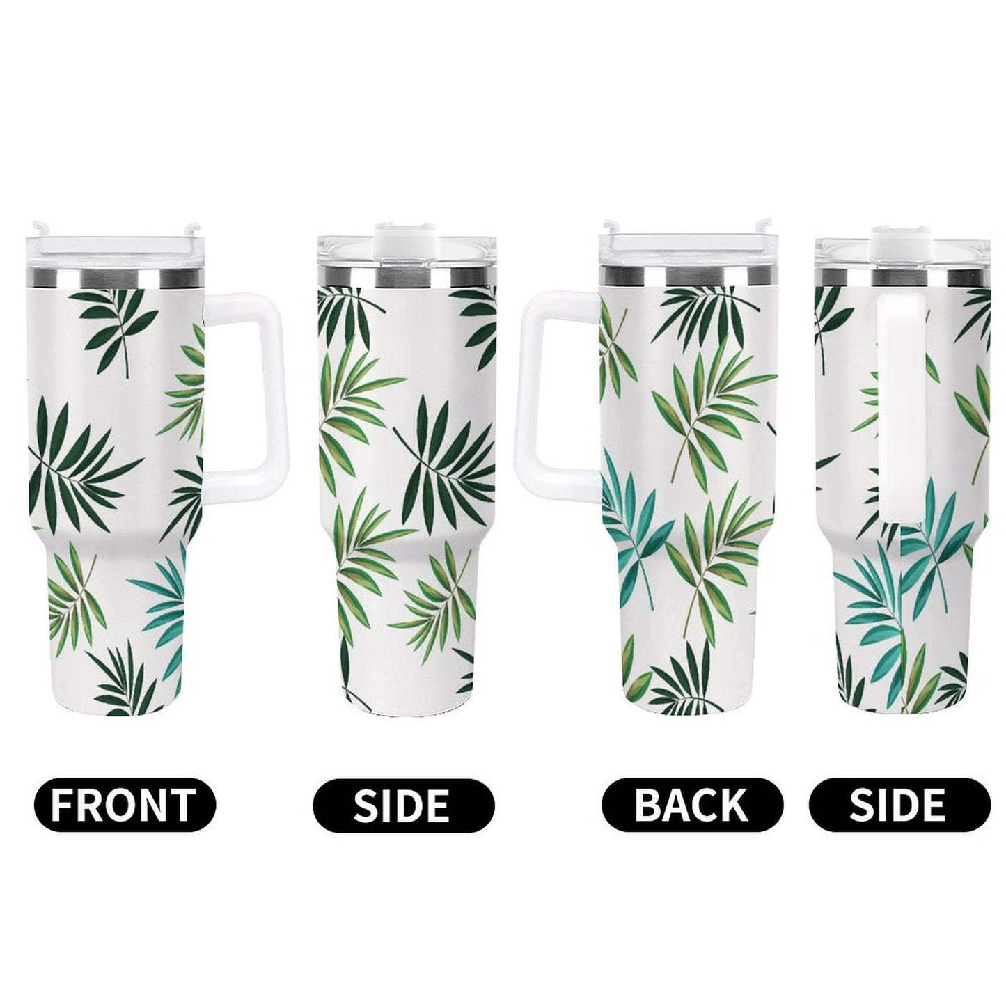 PHDT00057 POD US Local Tumbler 40 oz Large Capacity Car Cup Leaves, Summer