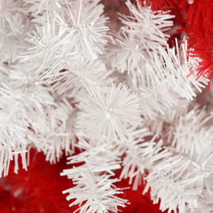 US Local 6ft Artificial Christmas Tree With 300 LED Lights And 900 Bendable Branches, Candy Cane Christmas Tree Holiday Decoration, Creative Decorated Trees, Xmas Tree Christmas Decorations