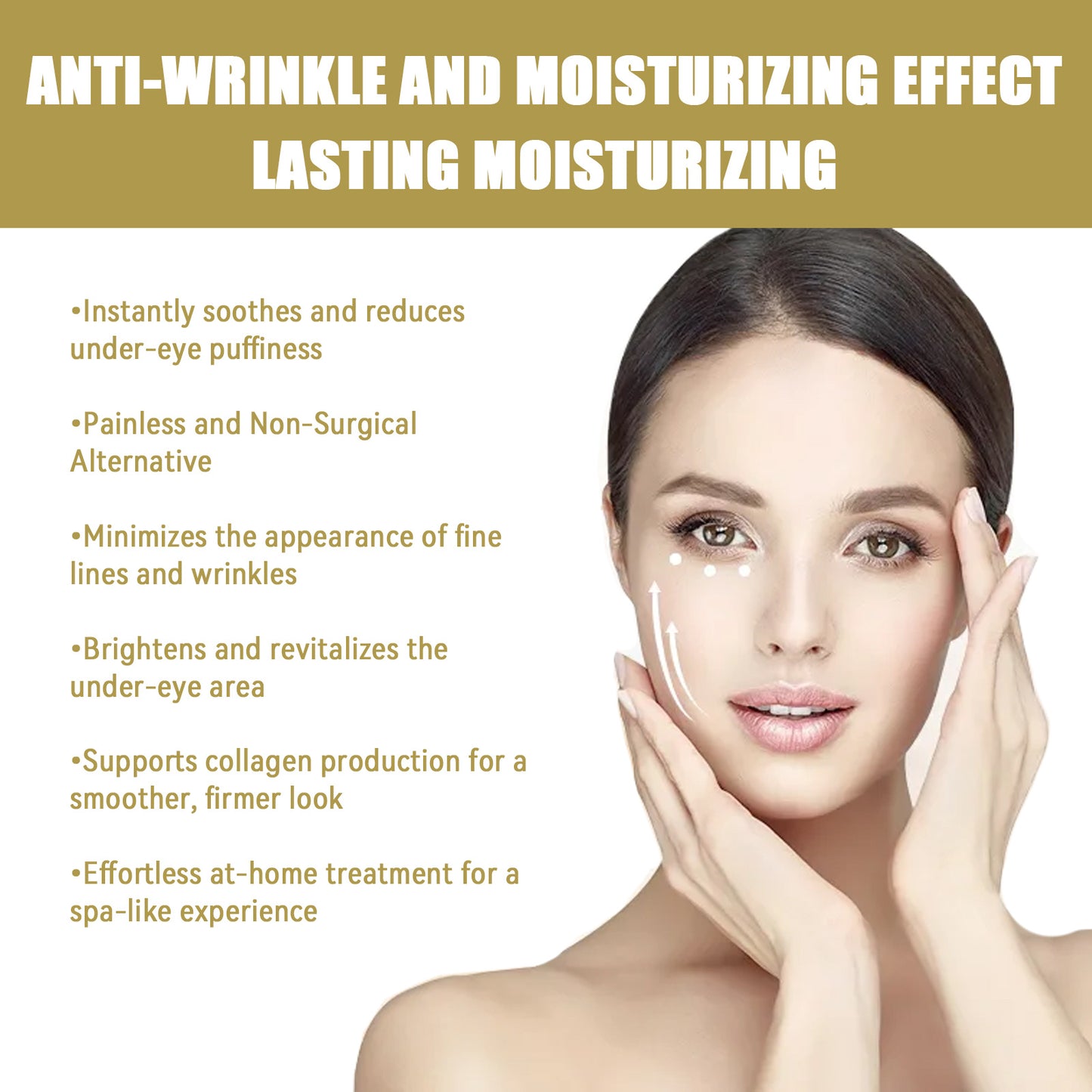 US Local EELHOE Eye Patch Tightens Eye Lines, Moisturizes The Skin Around The Eyes, Dark Circles, Eye Bags, Elasticity, Repair, And Eye Mask