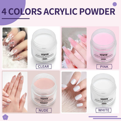 US Local Professional Acrylic Nail Kit, Acrylic Powder And Liquid Set