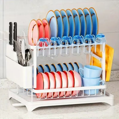 US Local Kitchen Double Drain Rack