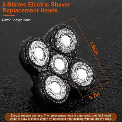 US Local Men Electric Shaver Replacement Blade 5 Heads Beard Cutter