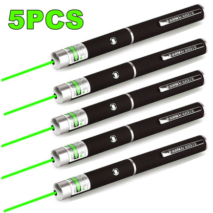 US Local Pet Toy Green Laser Pointer Pen Light Single Beam High Power Lazer Flashlight 900Miles 1mW 532nm Torch