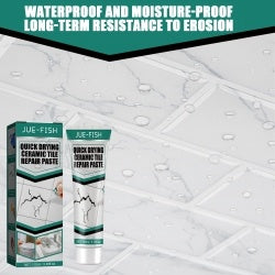 US Local Jue-Fish Tile Repair Paste Crack Repair Tile Quick Drying Adhesive Marble Bathtub Furniture Toilet