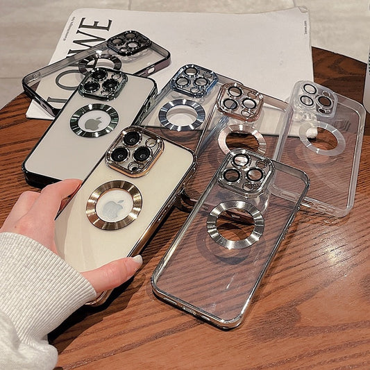 USA Local Phone Case With Camera Protector Advanced Electroplating Integrated With Lens Protector Phone Case For Iphone12 13promax Simple 11 Soft