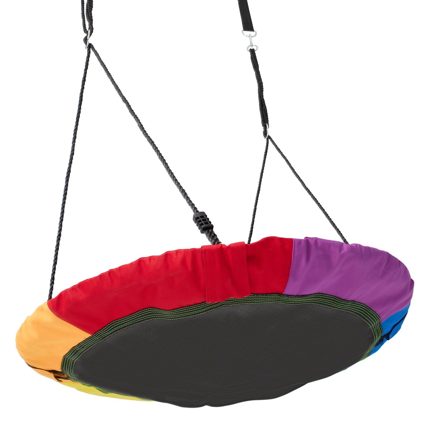 US Local VEVOR Tree Swing 40In Saucer Swing 750lbs Weight Capacity 900D Oxford Multicolor