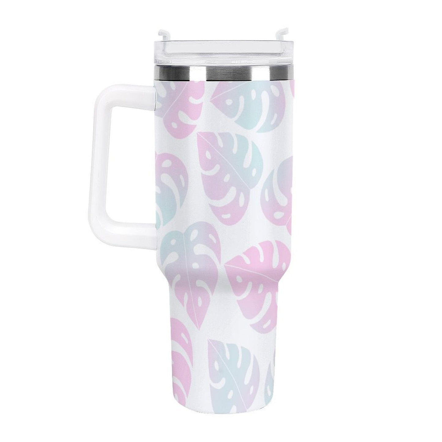 PHDT00069 POD US Local Tumbler 40 oz Large Capacity Car Cup Leaf, Gradient