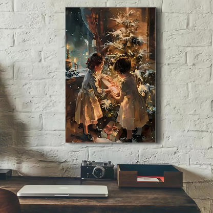 US Local 1pc Wrapped Canvas Painting, Wall Decor Living Room, Room Decor, Home Decor, Canvas Print Wrapped In Pine Frame For Holiday Celebrations, Holiday Wall Decoration, Seasonal Home Decoration Pendant