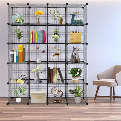 US Local 20 Grid Iron Mesh Material Storage Rack