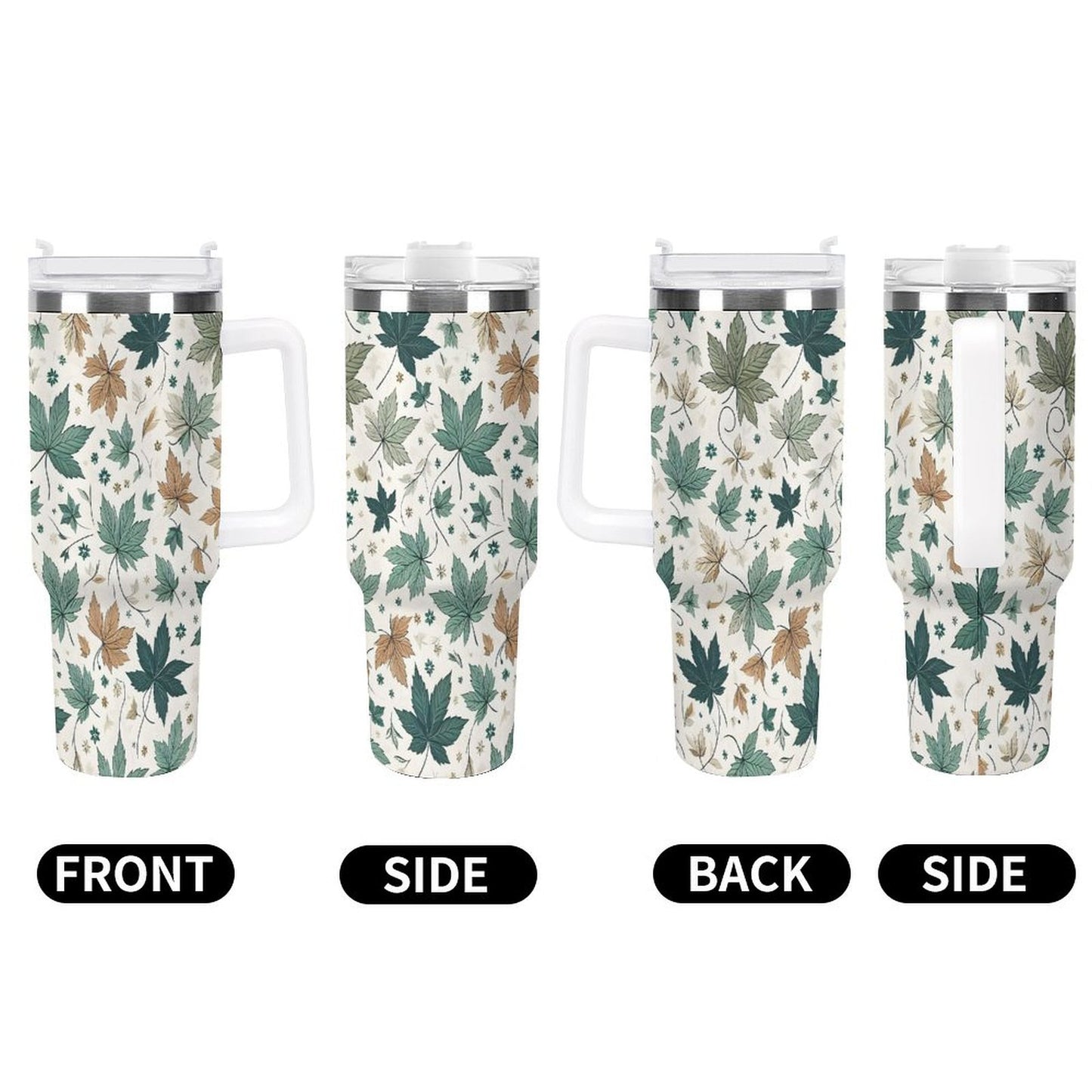 PHDT00410 POD US Local Tumbler 40 oz Large Capacity Car Cup Maple Leaves, Autumn