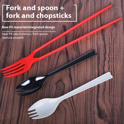 Fork Plastic Independent Packaging Disposable Takeaway