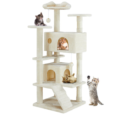US Local Multi Functional Cat Treehouse Cat Climbing Frame