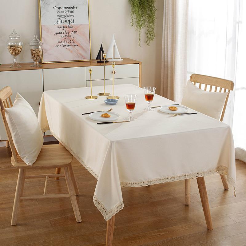 Tablecloth Linen Lace Tablecloth Suitable For Rectangular Dining Table