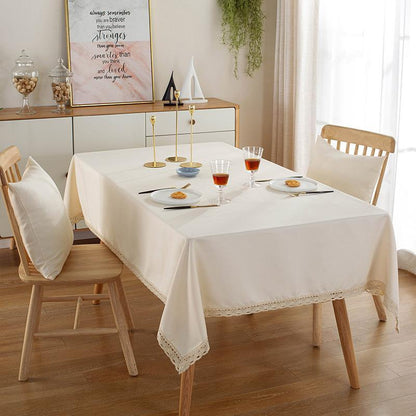 Tablecloth Linen Lace Tablecloth Suitable For Rectangular Dining Table