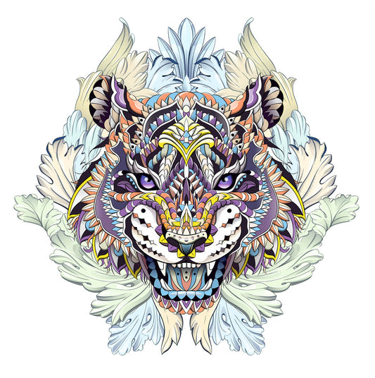 US Local Each Piece Is Animal Shaped Christmas Gift Colorful Elephant Turtle Wooden Jigsaw Puzzles