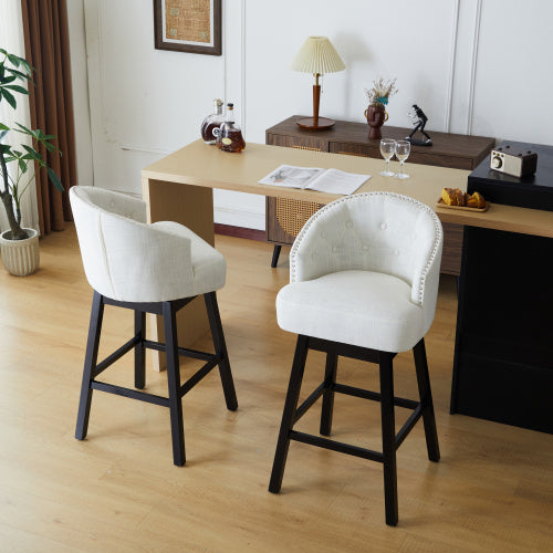 US Local 2-piece Set Of Rotating Bar Stools
