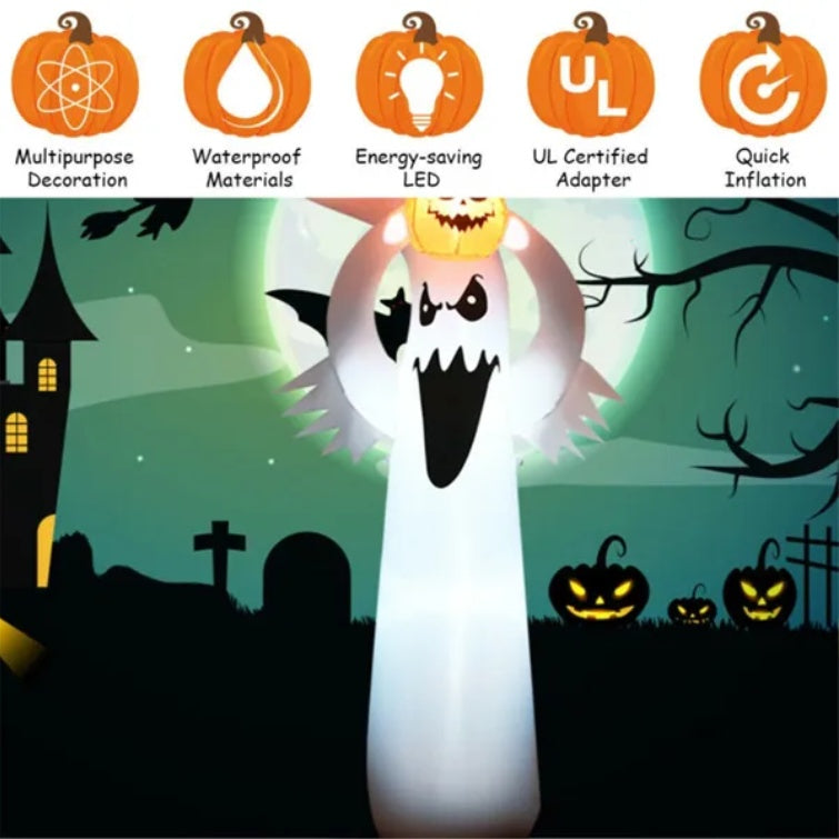 6-foot Halloween Inflatable Pumpkin Decoration