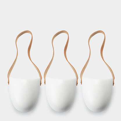 US Local Wall-mounted Flower Pot Half Wall Ceramic Green Plant Free Perforation Balcony