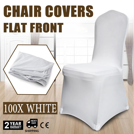 US Local VEVOR Stretch Spandex Folding Chair Covers, Universal Fitted Chair Cover, Removable Washable Protective Slipcovers, For Wedding, Holiday, Banquet, Party, Celebration, Dining