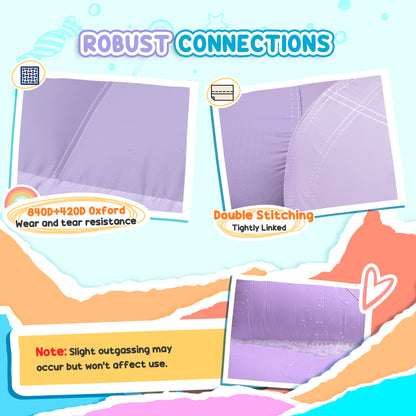 US Local Inflatable Bounce House With Air Blower, Slide, Stakes, Repair Patches, Storage Bag, For Kids Ages 3-8, 98 X 65 X 79